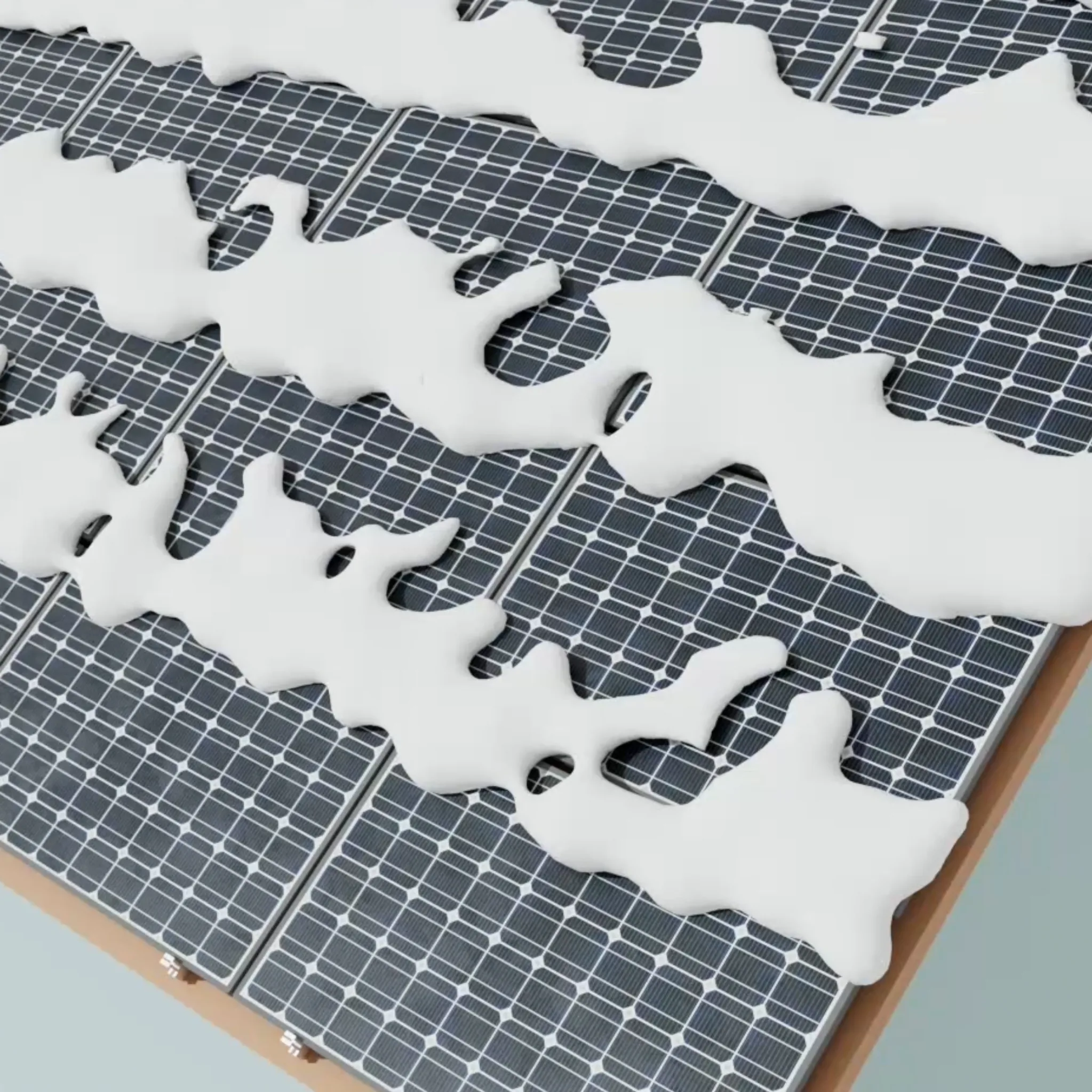 PV-Schneerückhalter auf PV-Modulen
